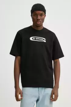 Хлопковая футболка G-Star Raw, черный