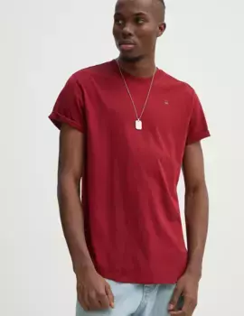 Хлопковая футболка G-Star Raw, гранатовый