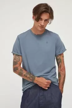 Хлопковая футболка G-Star Raw, серый