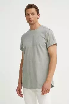 Хлопковая футболка G-Star Raw, серый