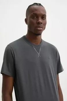 Хлопковая футболка G-Star Raw, серый