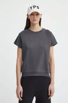 Хлопковая футболка G-Star Raw, серый