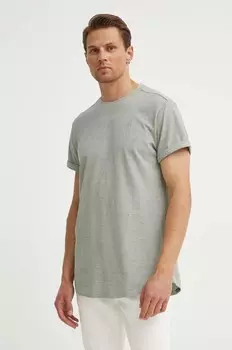 Хлопковая футболка G-Star Raw, серый