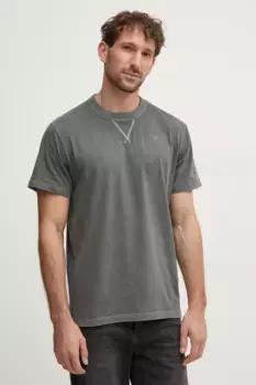 Хлопковая футболка G-Star Raw, серый