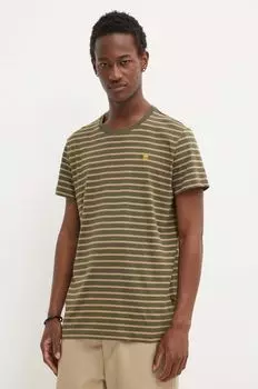Хлопковая футболка G-Star Raw, зеленый