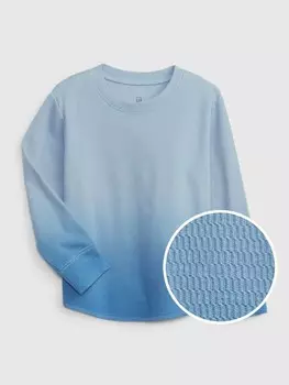 Хлопковая футболка Gap, синий