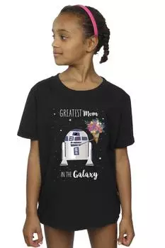 Хлопковая футболка Greatest Mum Star Wars, черный