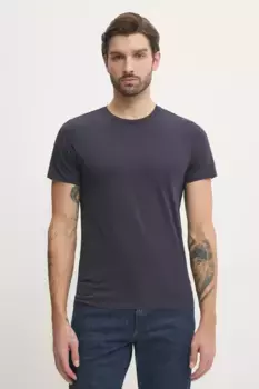 Хлопковая футболка Guess, темно-синий