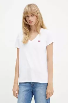 Хлопковая футболка Levi's, 2 шт, красный