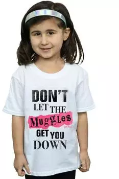 Хлопковая футболка Maggles Clippings Harry Potter, белый