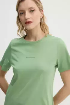 Хлопковая футболка Marc O'Polo, зеленый