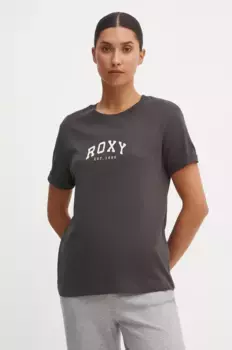 Хлопковая футболка Noon Ocean Roxy, серый
