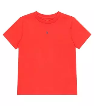 Хлопковая футболка Polo Ralph Lauren, красный