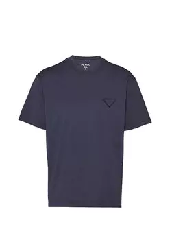 Хлопковая футболка Prada