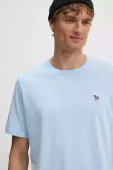 Хлопковая футболка PS Paul Smith, синий