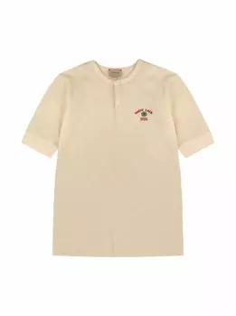 Хлопковая футболка с логотипом Gucci, белый