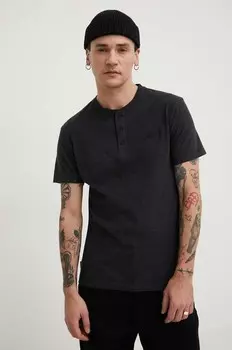 Хлопковая футболка Superdry, черный