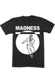 Хлопковая футболка «Танцующий мужчина» Madness, черный