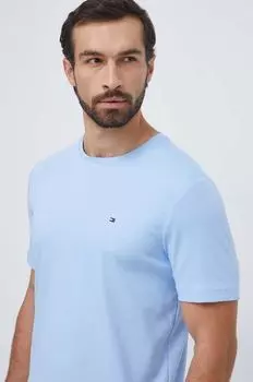 Хлопковая футболка Tommy Hilfiger, синий