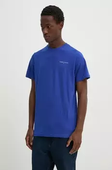Хлопковая футболка Tommy Jeans, синий