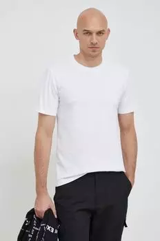 Хлопковая футболка Trussardi, белый