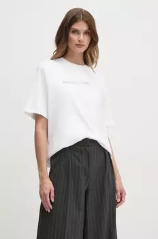 Хлопковая футболка United Colors of Benetton, белый