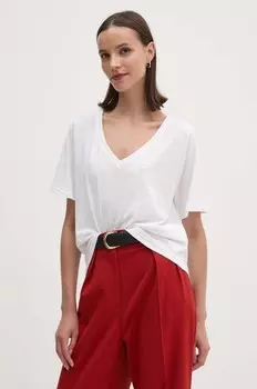 Хлопковая футболка United Colors of Benetton, белый
