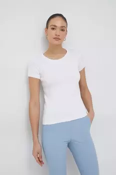 Хлопковая футболка United Colors of Benetton, белый