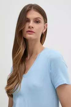 Хлопковая футболка United Colors of Benetton, синий