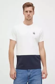Хлопковая футболка Walter Pepe Jeans, белый