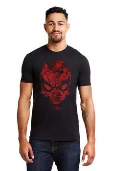 Хлопковая футболка Webhead Marvel, черный