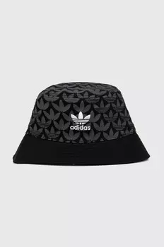 Хлопковая кепка adidas Originals, черный