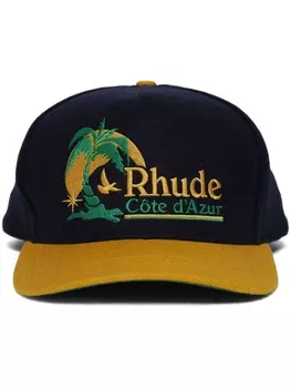 Хлопковая кепка Azur Coast RHUDE, синяя