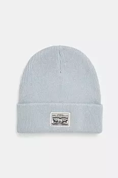 Хлопковая кепка Levi's, синий