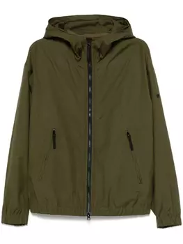 Хлопковая куртка Stone Island, зеленый
