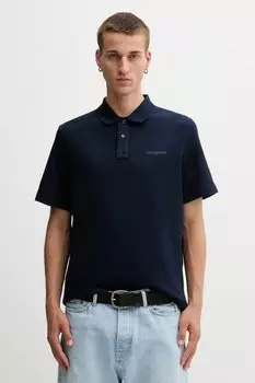Хлопковая поло Tommy Jeans, темно-синий