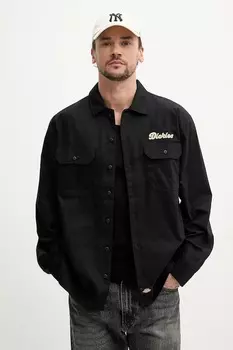 Хлопковая рубашка Dickies, черный