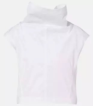 Хлопковая рубашка Jacquemus, белый