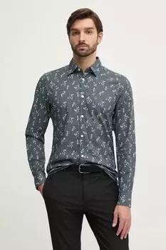 Хлопковая рубашка Joop!, серый