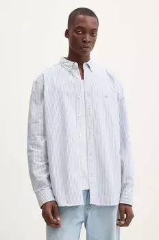 Хлопковая рубашка Levi's, синий