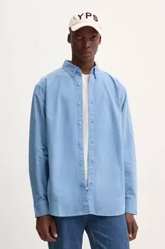 Хлопковая рубашка Levi's, синий