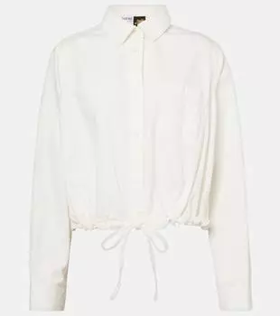 Хлопковая рубашка Paula's Ibiza Loewe, белый