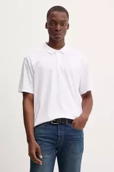 Хлопковая рубашка-поло Levi's, белый