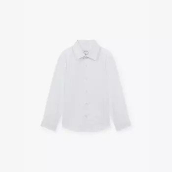 Хлопковая рубашка с длинными рукавами Marcel 3-14 лет Reiss, белый