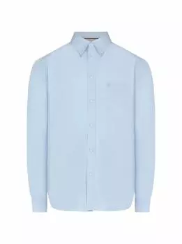 Хлопковая рубашка с логотипом Gucci
