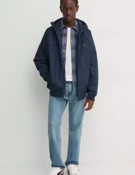 Хлопковая рубашка Timberland, синий