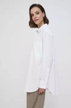Хлопковая рубашка Tommy Hilfiger, белый