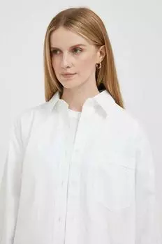 Хлопковая рубашка Tommy Hilfiger, белый