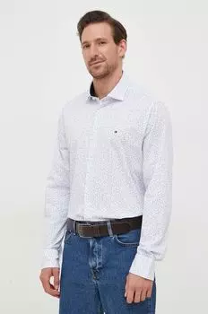 Хлопковая рубашка Tommy Hilfiger, синий