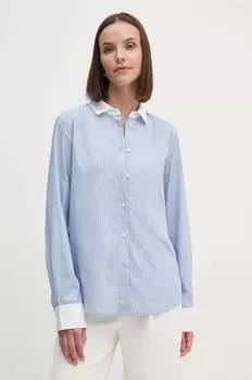 Хлопковая рубашка Tommy Hilfiger, синий